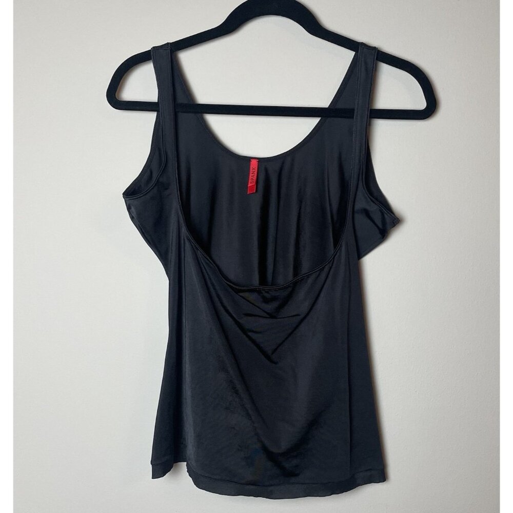 SPANX Black Simplicity Open Bust Cami Tank Top Size 2X
